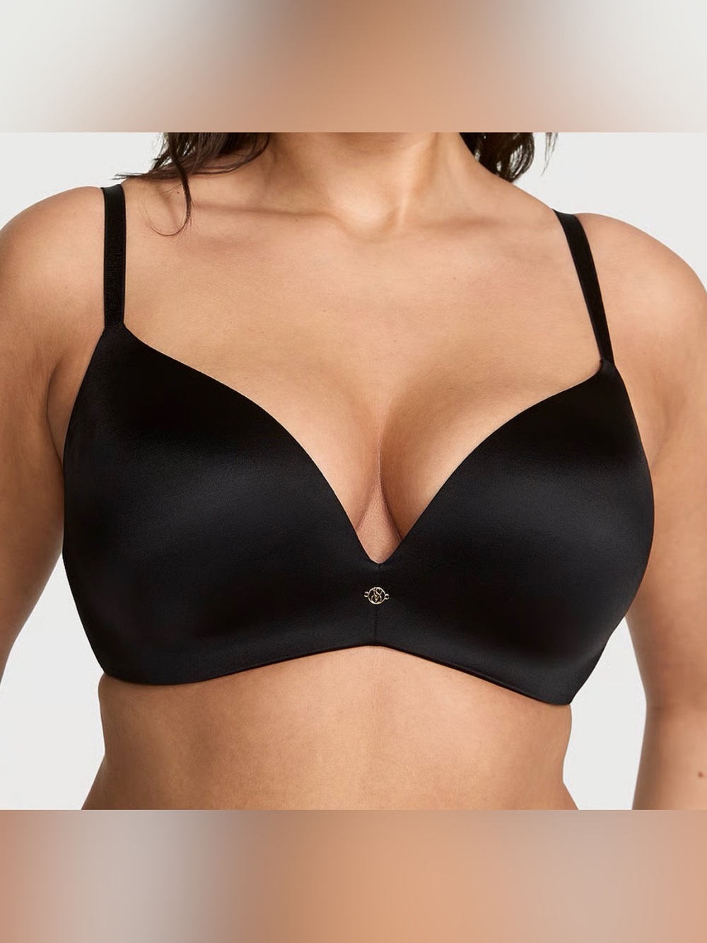 Victoria's Secret So Obsessed Smooth Wireless Push Up Bra - Black